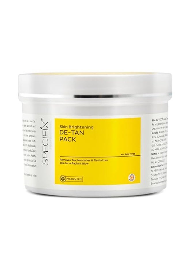 VLCC Specifix PROFESSIONAL Skin Brightening De-Tan Face Pack - 400g | With Glycolic Acid, Niacinamide, and Kojic Dipalmitate | Easy Tan Removal, Anti Pigmentation | For Dark Spots, and Dull Skin. - Image 2